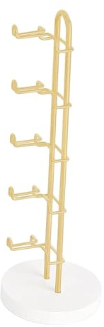 LeeQinersw Espositore per Occhiali, Supporto per Occhiali, Espositore per Occhiali, Oro