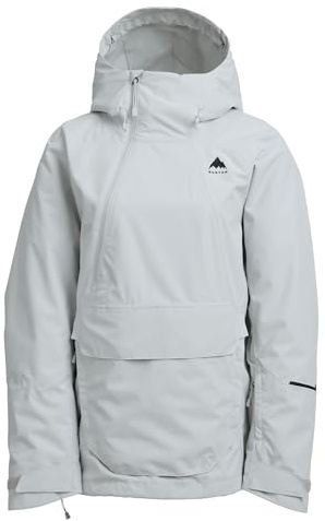 Burton Women's Reserve 2L Relaxed Anorak – Gray Cloud, L