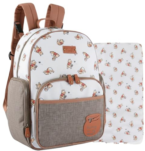 Disney Winnie Puuh Baby-Wickelrucksack mit Wickelunterlage