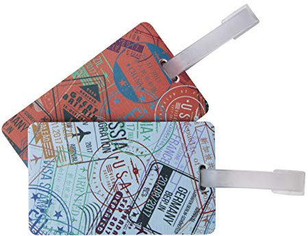 Travelon Kofferanhänger-Set-021464 Passport Stamps 0.7l