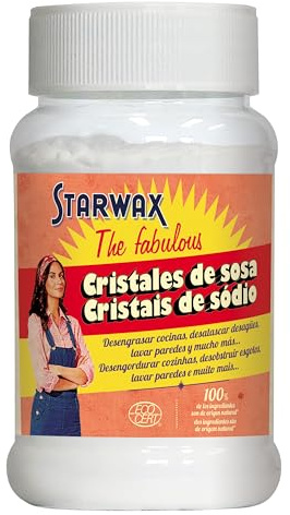 Starwax The Fabulous Cristales de Sosa 480 gramos - Desengrasante, Desatascador, Elimina las manchas más difíciles - Quitamanchas y Antical - Limpiador multiusos