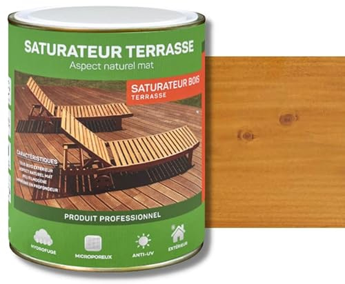 SATURATEUR TERRASSE-Teck clair-Bidon de 1 l
