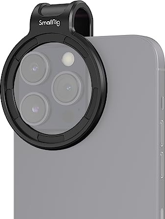 SMALLRIG 52mm Universal Magnetfilter Adapterring, Schnellverschluss Magnet, Smartphone Filterring für iPhone, für Samsung, für Huawei, für Pixel, KEIN Filter enthalten, KEIN Schraubgewinde – 3845B