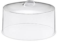 Coperchio tondo Campana in plexiglass per Tortiere ed Alzatine Diam. cm. 30.5 x14h - 1 pezzo - colore Trasparente Bar, Hotel, Ristorante, casa