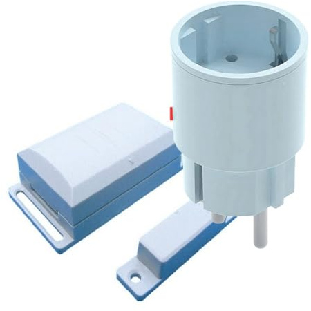 DIW-Funk DFM-DIR - Kit de commande de ventilation - Interrupteur de contact de fenêtre high-tech DFM-1000 - Avec raccord supplémentaire et circuit et/ou mini prise radio DIR-2300 - Pour hotte
