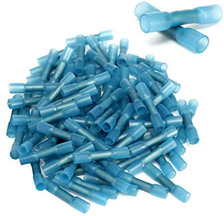 Healeved 100stücke Wasserdichte Klemmenverbinder Isolierte Kabel-crimp-steckverbinder Schrumpfverbinder Flammhemmende Draht-crimp-anschlussklemmen Kabelverbinder Mit Hoher Schablonenfestigk
