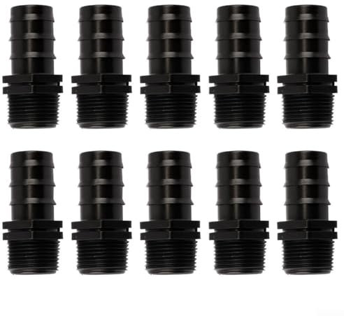 SPORTARC 10 Stück 86,4 cm 25 mm Schlauchverbinder, geeignet für Gartenbewässerungssysteme