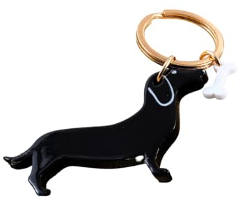 frechdachshund Dackel Schlüsselanhänger – coole Dackel Geschenke für Damen – Hund Schlüsselanhänger – Stilvolle Dackel Deko für jede Gelegenheit