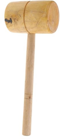 DOITOOL Marteau à Bois Massif Antidérapant Certifié Grand Maillet En Bois Manche Confortable Sculpture Et Décoration Outil Professionnel De Menuiserie Pièce Unique