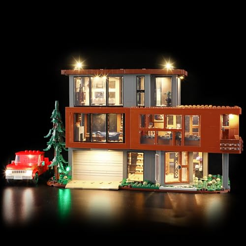 YEABRICKS LED Licht für 21354 Ideas Das Haus der Cullens aus Twilight Bausteine Modell (Bausteine Set Nicht enthalten)