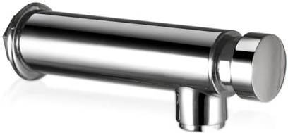 HOMSSY Grifo Frontal Temporizado con Cierre Automático, Ahorro de Agua, Acabado Cromado, Ideal para Baños Públicos y Comerciales