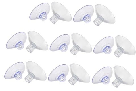 BESPORTBLE 16PCS Transparent PVC Cat Hammock Suction Cups Kitten Window Perch Replacement Strong Adhesive Vacuum Glass Sucker for Stable Attachment Glass Doors and Windows