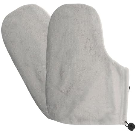 IWOWHERO Enveloppement des Pieds la Paraffine en Coton Facile à Porter Enlever, Effet Hydratant Renforcé, pour Soin Spa Pratique