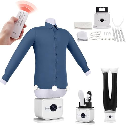 Automatic Steam Iron,Upgraded Touched Hands-Fre-e Automatic Ironing Machine,8 Minutes Quick Ironed Dry,Portable & Ultra Quiet Clothes Dryer and Hands Fre-e Wrinkle Remover for Shirts,Pants
