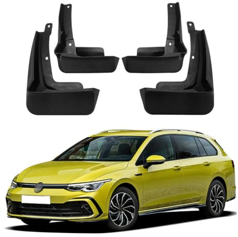 Paraspruzzi Auto per VW Golf 8 R-Line 2020-2023 2024 2025 2026 | Parafanghi Anteriori Posteriori Anteriore Posteriore Carrozzeria Protezione Accessori