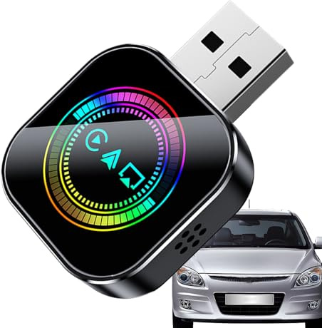 Adattatore Per Schermo Del Telefono Per Auto - Convertitore Plug And Play Con Mirroring Wireless, Connettore Per Display Mobile | Pendolarismo Quotidiano Viaggio In Città Guida Musica Chiamate Parcheg