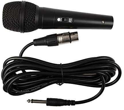 Pulse PLS00545 Dynamic Vocal Handheld Microphone,Black