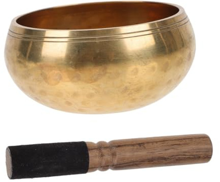 Toyvian Klangschalen für Yoga und Meditation im Schlafzimmer Satz aus Kupfer mit Holzstab Leicht und Tragbar Buddhismus Angebot