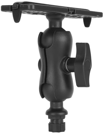 Universeller Fischfinder-Montagesockel, Drehbarer Kugel-Sechskant-Basishalter für Marineboot-Kajak, 360-Grad-kompatibel, Langlebiges Nylon-Silikon-Material