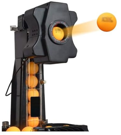 Tischtennis-Roboter, Multi-Spin Multi Drop Tischtennis-Serviermaschine, einfache Installation, Heimtrainer, tragbarer Launcher, perfekt für Übung und Fähigkeitsentwicklung