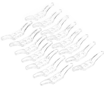Vaguelly Crochet pour Rideau à Enrouleur Lot de 15 Accessoires en Plastique Installation Facile Compatible Stores et Rideaux pour Décoration Intérieure