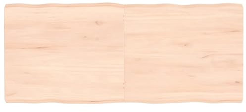 Tavolo da cucina in legno massello, 140 x 60 cm, grezzo, non finito, versatile, ideale per piano di lavoro della cucina e scrivania di ricambio