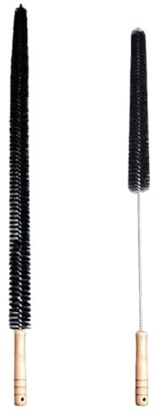 YANGSHINE 2PCS Radiator Cleaner Brush,Flexible,Efficient Long Thin Cleaning Brush,Reusable Multi Purpose Radiator Brushes for Cleaning for Home and Office Clean Central Heating System