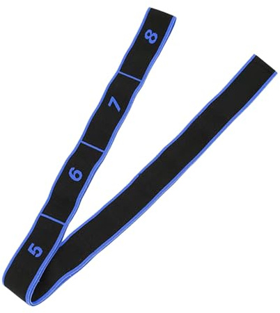 ZYHARUKO Bande de fitness élastique avec 8 boucles de résistance pour Pilates, danse, fitness, yoga, pilates, danse