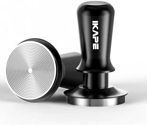 DAJAVE Espresso Tamper 51mm, Edelstahl Kaffeepresse mit Basis