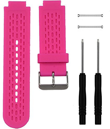QGHXO Band für Garmin Approach S2/S4, weichem Silikon Ersatz Uhrenarmband für Garmin Approach S2/S4 GPS-Golf-Uhr, passt 15 cm -8.26 Handgelenk, Rose