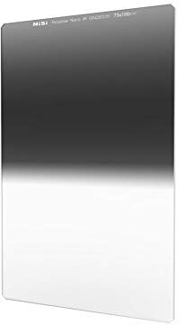 NiSi Filtre Dégradé GND8 0.9 (3 Stops) Reverse 75x100mm, Revêtement Nano Technologie, Traitement IR, Verre Optique