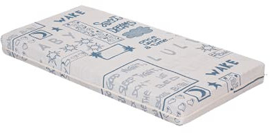 Evergreenweb Matratze für Babybett, 10 cm hoch, mit abnehmbarem und waschbarem Bezug, maschinenwaschbar, mit Kissen gegen Erstickungsgefahr, (rosa, 70 x 140 cm)