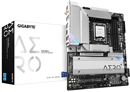 GIGABYTE Z790 AERO G (LGA 1700/Intel Z790/ATX/DDR5/5 * 5.0 M.2/PCIe 5.0/USB 3.2 Gen2X2 Type-C/WiFi 6E/Intel 2.5GbE LAN/scheda madre)