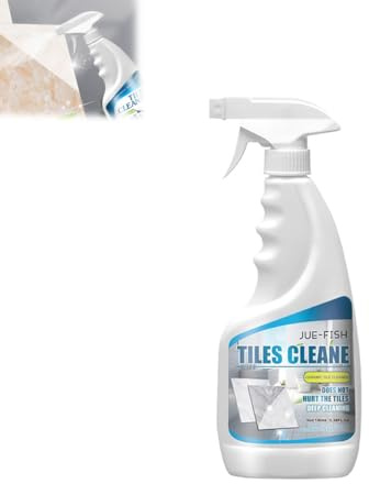 Csvnewsites Tile Grout Cleaner Sprayer,Detergente spray per fughe per piastrelle,Spray per la pulizia delle fughe delle piastrelle,detergente anticalcare per bagno (1PCS)