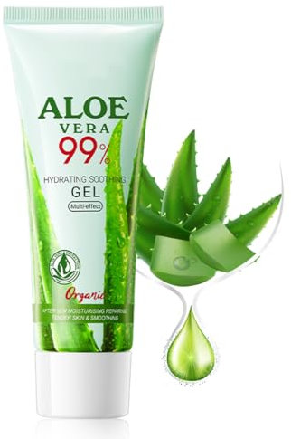 Aloe vera Gel For Skin Care, 99% Pure Aloe vera gel With Vitamin E, Aloevera gel For Skin Care, Aloe vera gel, Itchy & Damaged Skin, Aloevera For SkinCare & Sunburn