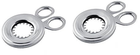PLAFOPE 2pcs Stainless Steel Egg Separator Tool Easy Boiled Egg Opener Topper No Messy for Kitchen