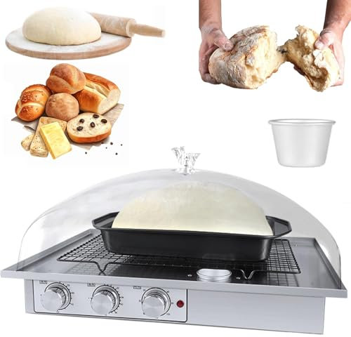 LXWKAI Macchina per la fermentazione del Pane, lievitatore di Grande capacità, Controllo Indipendente di Tempo e Temperatura, Produzione di Pane con Pasta Madre per casa, Cucina (5 kg)