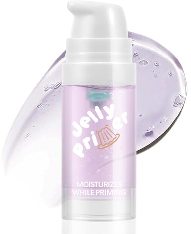 Apooliy Hydrating Face Primer,Apprêt de Maquillage Sans Pores Pour Le Visage,La Gelée Hydratante Sert de Base Pour Lisser La Peau,Base de Maquillage Pour Le Visage,10ml,0.33 Fl.Oz