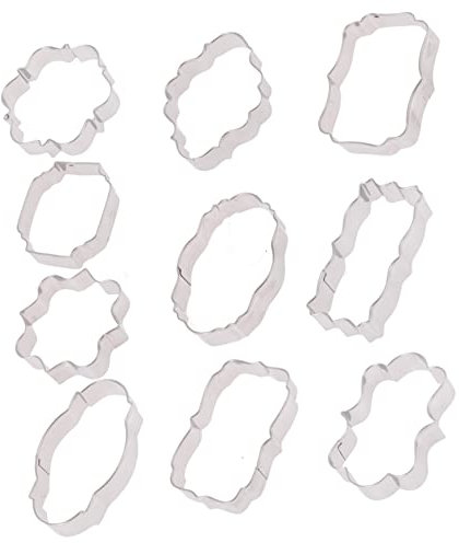 UKCOCO 10piezas Cortadores De Galletas De Acero Inoxidable Moldes Para Galletas Para Festivales y Fiestas Herramienta Para Hornear Diy