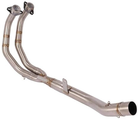 MKYOKO Tubo De Conexión Central Delantero De Escape De Motocicleta, Silenciador De Escape para CBR500, CBR500R, CBR500X, CBR500F