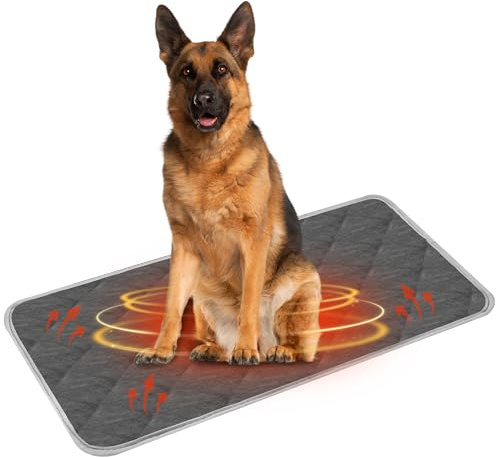 Chumix 72X115 cm Hundekissen & Katzenbett – Rutschfestes Haustierbett für Boden Sofa & Korb – Atmungsaktives Vier-Jahreszeiten-Kissen – Polyesterfüllung – Waschbar & Langlebig für Hunde & Katzen(XXL)