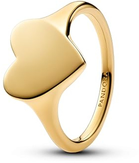 PANDORA Anello da donna dorato con cuore 163988C00