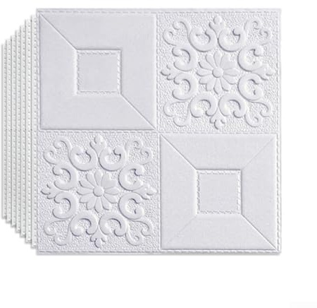 Jotekonoby Panneaux muraux 3D pour salon et chambre à coucher, autocollants en mousse imperméable pour dosseret de cuisine, isolation phonique, mur sans danger pour les enfants