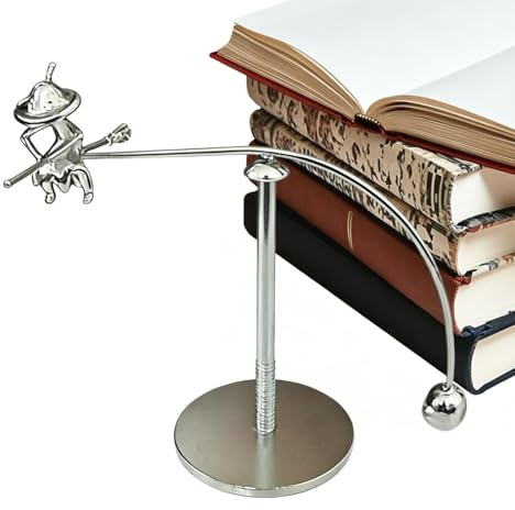 Balancing Statue | Swinging Gothic Relaxation Gadget,Mini Figure Balancing Sculpture | for Teenagers Students Adults Girls Study Room Living Room Bookshelf