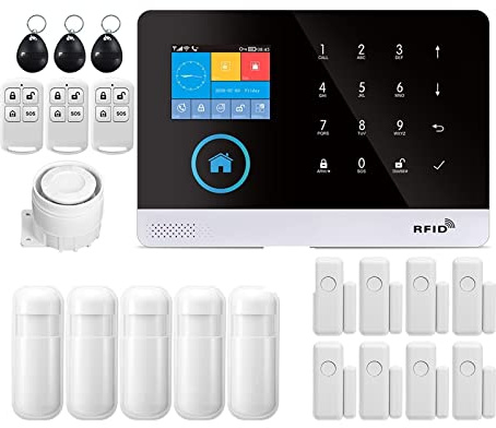 PG103 Sistema de Alarma for el ladrón de Inicio SecurityWifi gsm Alarma Wireless Tuya Smart House Control(12)