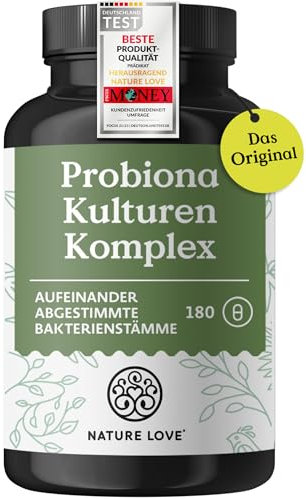 Probiona Komplex - die wichtigsten Bakterienstämme für deine Darmflora - 300 Mrd. KBE/g - magensaftresistent & vegan - mit Lactobacillus & Bifidobakterien, hochdosierte 20 Mrd KBE/Tagesdosis, 3 Monate