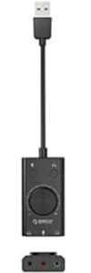 ORICO Tarjeta de Sonido Externa multifunción USB 2.0, 10 cm