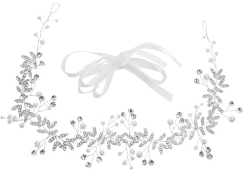 ABOOFAN Cinturón De Diamantes Ajustable Para Vestidos De Fiesta Mujer Cinturón Brillantes Con Perlas Accesorio Elegante Para Novias Y Damas De Honor
