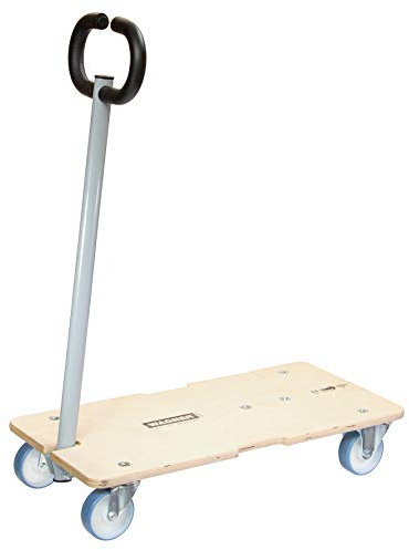Wagner Transporthilfe MM 1333 I 74-101 x 37 x 14,5 cm - Tragkraft 200 kg - für unterschiedlich große Lasten I ausziehbare Ladefläche I klappbare Deichsel I flexibel I FSC®-Zertifiziert - 20133301
