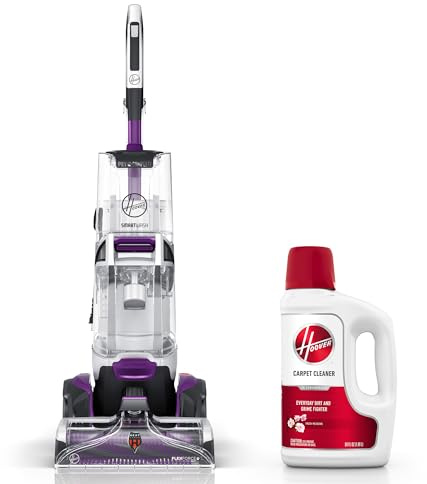 Hoover SmartWash Pet Automatic Carpet Cleaner Machine, with Spot Chaser Stain Remover Wand + 64 oz Everyday Carpet Cleaner Solution, Deep Cleaning Carpet Shampoo, AH31924